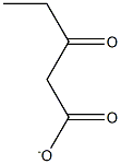 3-oxopentanoate Struktur
