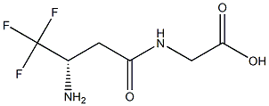 alpha-trifluoromethyl-beta-alanylglycine Structure