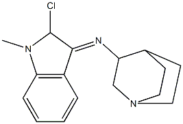 2-chloro-3-(3-quinuclidylimino)-1-methylindole|