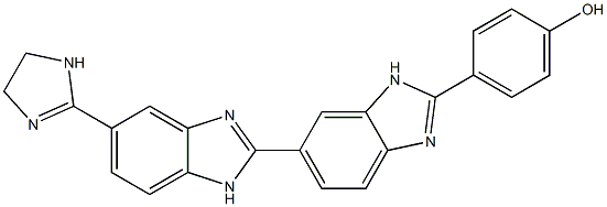 5-(2-imidazolinyl)-2-(2-(4-hydroxyphenyl)-5-benzimidazolyl)benzimidazole