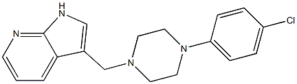 3-((4-(4-chlorophenyl)piperazin-1-yl)methyl)-1H-pyrrolo(2,3-b)pyridine