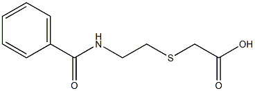 hippuryl-mercaptoacetate Struktur