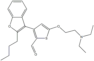  ((2-butyl-3-benzofuranyl)-(5-(2-diethylamino)ethoxy)-2-thienyl)methanone