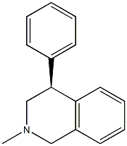 (4S)-N-methyl-4-phenyl-1,2,3,4-tetrahydroisoquinoline Structure