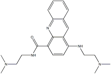 N4-(2-(dimethylamino)ethyl)-1-((2-(dimethylamino)ethyl)amino)-4-acridinecarboxamide Structure