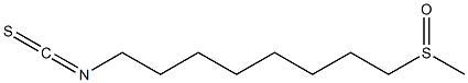 8-methylsulfinoctyl isothiocyanate Struktur