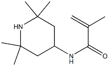 4-methacryloylamino-2,2,6,6-tetramethylpiperidine 化学構造式