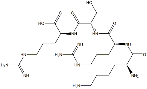 lysyl-arginyl-seryl-arginine,,结构式