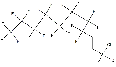 (2-(perfluorooctyl)ethyl)trichlorosilane,,结构式