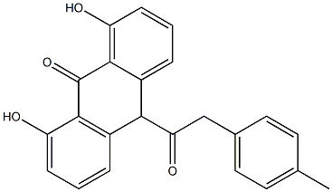 1,8-dihydroxy-10-(2-(4-methylphenyl)-1-oxoethyl)-9(10H)-anthracenone|