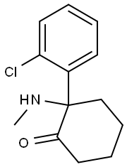 CYCLOHEXANONE,2-(ORTHO-CHLOROPHENYL)-2-(METHYLAMINO)-