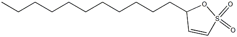 1-TETRADECENE-1,3-SULTONE Struktur