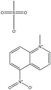 N-METHYL-5-NITROQUINOLINIUMMETHANESULPHONATE Struktur