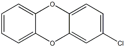 2-MONOCHLORODIBENZO-PARA-DIOXIN Structure