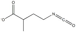 ISOCYANATOETHYLPROPIONATE Struktur