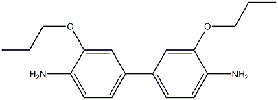 3,3'-DIPROPOXYBENZIDINE,,结构式