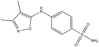 N'-(3,4-DIMETHYL-5-ISOXAZOLYL)SULPHANILAMIDE 化学構造式