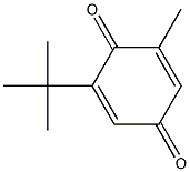 2-METHYL-6-TERT-BUTYL-1,4-BENZOQUINONE 结构式