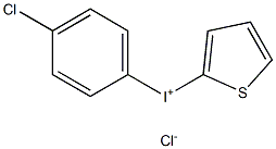 4-CHLOROPHENYL-2-THIENYLIODONIUMCHLORIDE Structure