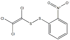 1,2,2-TRICHLOROVINYL-2-NITROPHENYLDISULPHIDE Struktur