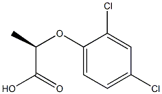 R(-)-2-METHYL-2-(2,4-DICHLOROPHENOXY)ACETICACID 化学構造式