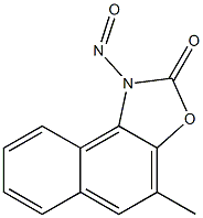 NAPHTHYLN-METHYLNITROSOCARBAMATE Struktur