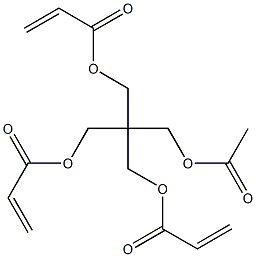 PENTAERYTHRITOLTRIACRYLATEACETATE Structure