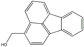 3-HYDROXYMETHYLFLUORANTHENE 化学構造式