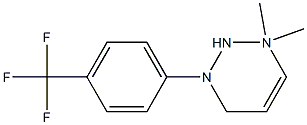 1-(4-TRIFLUOROMETHYLPHENYL)-3,3-DIMETHYLTRIAZINE Structure
