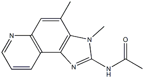 2-ACETYLAMINO-3,4-DIMETHYLIMIDAZO(4,5-F)QUINOLINE