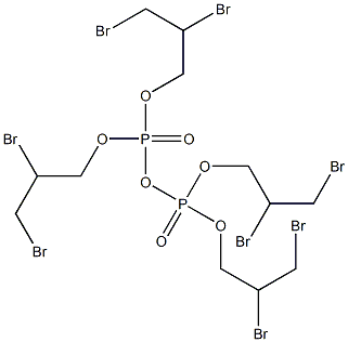 TETRAKIS(2,3-DIBROMOPROPYL)PYROPHOSPHATE,,结构式