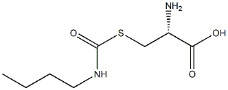 S-(N-BUTYLCARBAMOYL)CYSTEINE Struktur