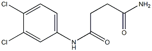 N-(3,4-DICHLOROPHENYL)SUCCINAMIDE Struktur