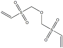 1,1'-(OXYBIS(METHYLENESULPHONYL))BISETHENE 化学構造式