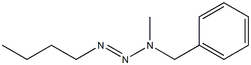 BENZYL-METHYL-N-BUTYLTRIAZENE,,结构式