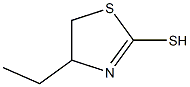4-ETHYL-2-MERCAPTOTHIAZOLINE,,结构式