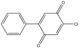 2-PHENYL-5-CHLORO-1,4-BENZOQUINONE,,结构式