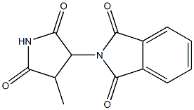 2-PHTHALIMIDO-3-METHYLSUCCINIMIDE Structure