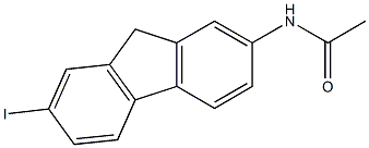N-ACETYL-2-AMINO-7-IODOFLUORENE Structure