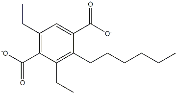 DIETHYLHEXYLTEREPHTHALATE 化学構造式