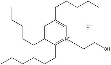 1-(HYDROXYETHYL)-2-HEXYL-3,5-DIPENTYLPYRIDINIUMCHLORIDE