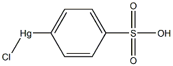 PARA-CHLOROMERCURIBENZENESULPHONICACID Structure