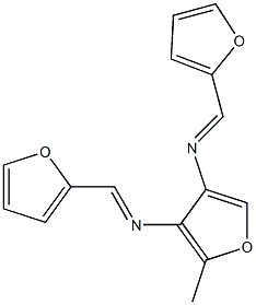 N,N'-DIFURFURYLIDENE-2-FURANMETHANEDIAMINE Structure