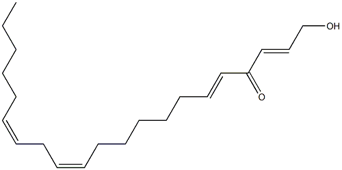 (2E,5E,12Z,15Z)-1-HYDROXYHENEICOSA-2,5,12,15-TETRAEN-4-ONE,,结构式