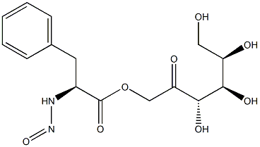 N-NITROSO-D-FRUCTOSE-L-PHENYLALANINE Struktur