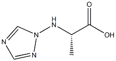 1,2,4-TRIAZOLYL-1-ALANINE 化学構造式