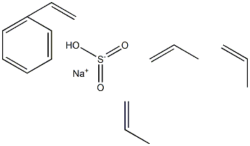 TETRAPROPENEBENZENESODIUMSULPHONATE 化学構造式