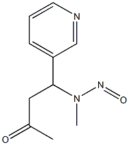 4-(METHYLNITROSAMINO)-4-(3-PYRIDYL)-BUTANONE Structure