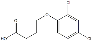 4(2,4-DICHLOROPHENOXY)BUTANICACID 化学構造式