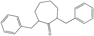 2,7-DIBENZYLCYCLOHEPTANONE Struktur